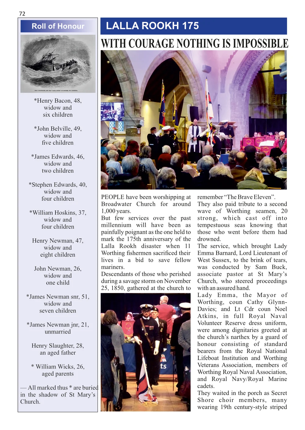 Special Remembrance Service